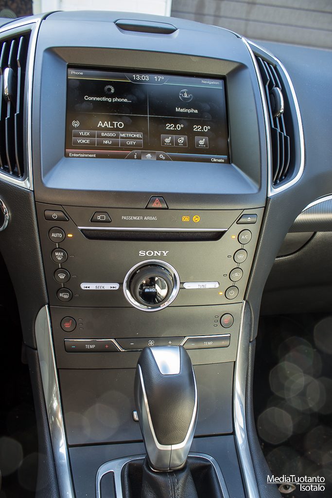 Ford S-MAX middle console